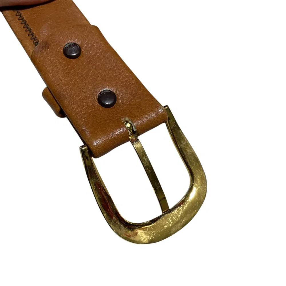Steerhide Leather‎ Belt 36-90 1925 Hidden Zipper Pocket 42
